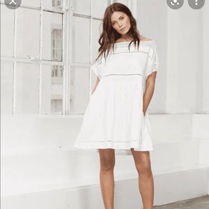 Cleobella Mia Mini Dress White Size S with Pockets